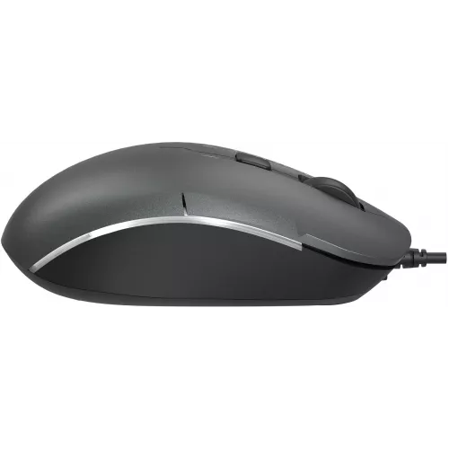 Мышь A4Tech Fstyler FM26 серый/черный оптическая 1600dpi USB для ноутбука 4but (FM26 USB (SMOKY GREY))