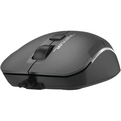Мышь A4Tech Fstyler FM26 серый/черный оптическая 1600dpi USB для ноутбука 4but (FM26 USB (SMOKY GREY))