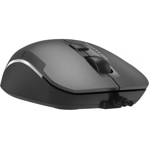 Мышь A4Tech Fstyler FM26 серый/черный оптическая 1600dpi USB для ноутбука 4but (FM26 USB (SMOKY GREY))