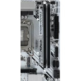 Материнская плата Asrock B760M-HDV/M.2 Soc-1700 Intel B760 2xDDR5 mATX AC`97 8ch(7.1) 2.5Gg RAID+VGA+HDMI+DP