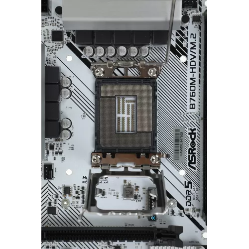 Материнская плата Asrock B760M-HDV/M.2 Soc-1700 Intel B760 2xDDR5 mATX AC`97 8ch(7.1) 2.5Gg RAID+VGA+HDMI+DP