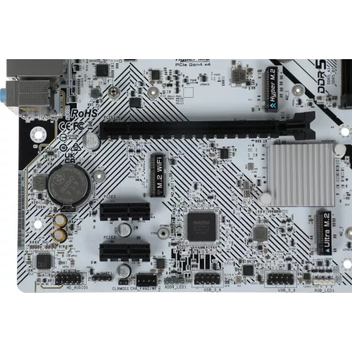 Материнская плата Asrock B760M-HDV/M.2 Soc-1700 Intel B760 2xDDR5 mATX AC`97 8ch(7.1) 2.5Gg RAID+VGA+HDMI+DP