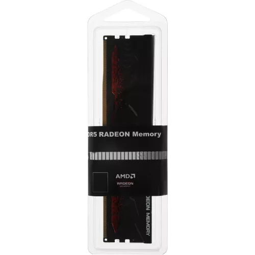 Память DDR5 16GB 4800MHz AMD R5S516G4800U1S Radeon R5 RTL Gaming PC4-38400 CL40 DIMM 288-pin 1.1В с радиатором Ret