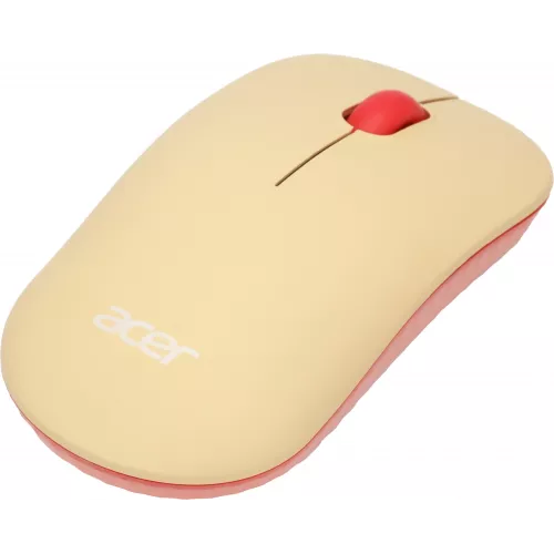 Мышь Acer OMR205 розовый/бежевый оптическая 1200dpi беспров. USB для ноутбука 3but (ZL.MCEEE.02L)
