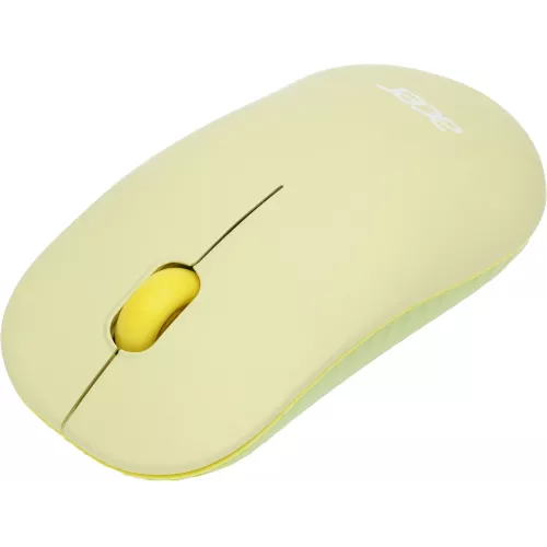 Мышь Acer OMR205 зеленый/желтый оптическая 1200dpi беспров. USB для ноутбука 3but (ZL.MCEEE.02J)