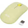 Мышь Acer OMR205 зеленый/желтый оптическая 1200dpi беспров. USB для ноутбука 3but (ZL.MCEEE.02J)