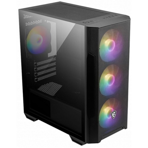 Корпус MSI MAG FORGE M100R черный без БП mATX 2x120mm 2xUSB2.0 1xUSB3.0 audio bott PSU