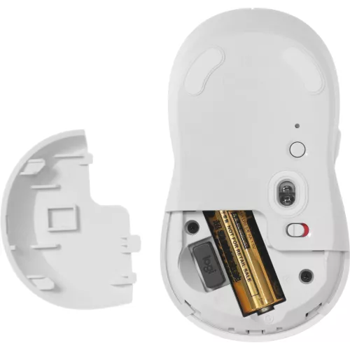 Мышь Logitech M650 белый/серый оптическая 4000dpi беспров. BT/Radio USB 4but (910-006392)