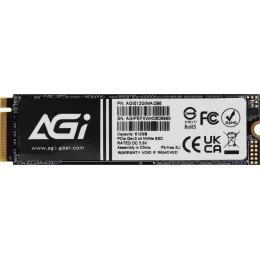 Накопитель SSD AGi PCIe 3.0 x4 512GB AGI512GIMAI298-BK AGI512GIMAI298 AI298 M.2 2280 OEM