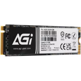 Накопитель SSD AGi PCIe 3.0 x4 512GB AGI512GIMAI298-BK AGI512GIMAI298 AI298 M.2 2280 OEM