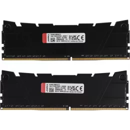 Память DDR4 2x8GB 4600МГц Kingston KF446C19RB2K2/16 Fury Renegade Black RTL Gaming PC4-36800 CL19 DIMM 288-pin 1.5В kit dual rank с радиатором Ret