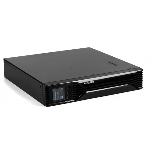 Источник бесперебойного питания Бастион Rapan-UPS 1000-Rack-IN-2X9-E 700Вт 1000ВА черный