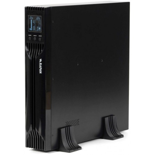 Источник бесперебойного питания Бастион Rapan-UPS 1000-Rack-IN-2X9-E 700Вт 1000ВА черный