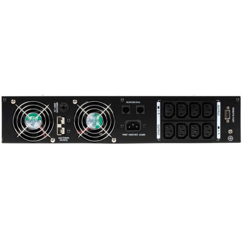 Источник бесперебойного питания Бастион Rapan-UPS 1000-Rack-IN-2X9-E 700Вт 1000ВА черный