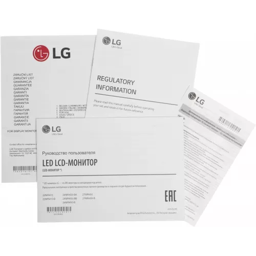 Монитор LG 23.8" 24MR400-B черный IPS LED 16:9 HDMI матовая 250cd 178гр/178гр 1920x1080 100Hz FreeSync VGA FHD 2.6кг
