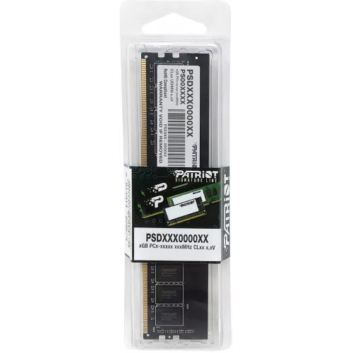 Память DDR4 8GB 3200MHz Patriot PSD48G32002 Signature RTL PC4-25600 CL22 DIMM 288-pin 1.2В single rank Ret