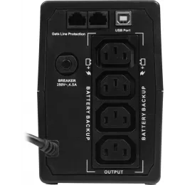 Источник бесперебойного питания ITK Electra EET-0800VA-1-001 480Вт 800ВА черный