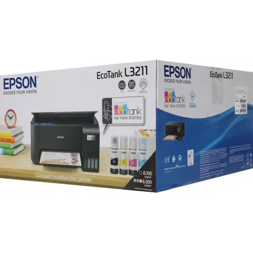 МФУ струйный Epson EcoTank L3211 (C11CJ68406) A4 черный