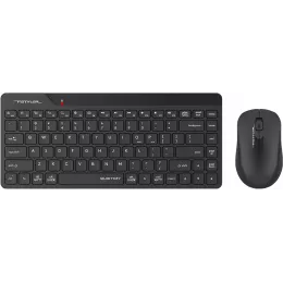 Клавиатура + мышь A4Tech Fstyler FG2200 Air2 клав:черный мышь:черный USB беспроводная slim (FG2200 AIR2 BLACK)