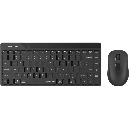 Клавиатура + мышь A4Tech Fstyler FG2200 Air2 клав:черный мышь:черный USB беспроводная slim (FG2200 AIR2 BLACK)