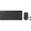 Клавиатура + мышь A4Tech Fstyler FG2200 Air2 клав:черный мышь:черный USB беспроводная slim (FG2200 AIR2 BLACK)