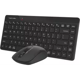 Клавиатура + мышь A4Tech Fstyler FG2200 Air2 клав:черный мышь:черный USB беспроводная slim (FG2200 AIR2 BLACK)