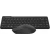 Клавиатура + мышь A4Tech Fstyler FG2200 Air2 клав:черный мышь:черный USB беспроводная slim (FG2200 AIR2 BLACK)