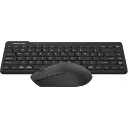 Клавиатура + мышь A4Tech Fstyler FG2200 Air2 клав:черный мышь:черный USB беспроводная slim (FG2200 AIR2 BLACK)