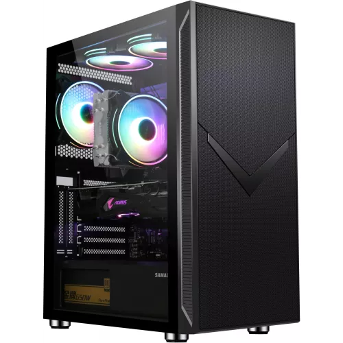 Корпус Accord ACC-3501 черный без БП ATX 8x120mm 5x140mm 2x200mm 2xUSB2.0 1xUSB3.0 audio bott PSU