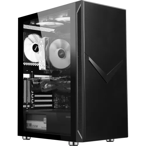 Корпус Accord ACC-3501 черный без БП ATX 8x120mm 5x140mm 2x200mm 2xUSB2.0 1xUSB3.0 audio bott PSU