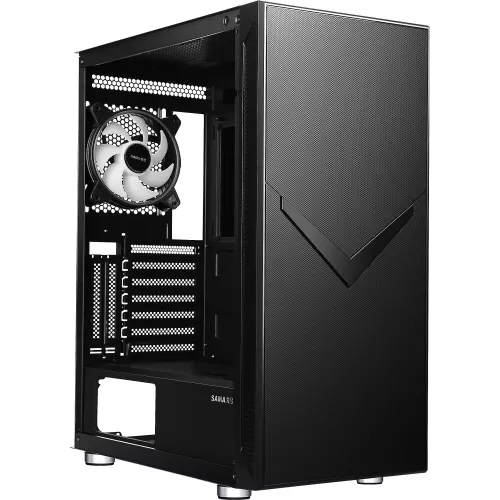 Корпус Accord ACC-3501 черный без БП ATX 8x120mm 5x140mm 2x200mm 2xUSB2.0 1xUSB3.0 audio bott PSU