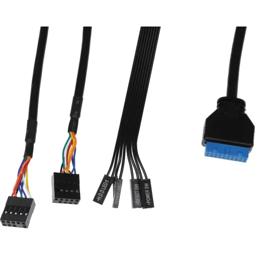 Корпус Accord ACC-3501 черный без БП ATX 8x120mm 5x140mm 2x200mm 2xUSB2.0 1xUSB3.0 audio bott PSU