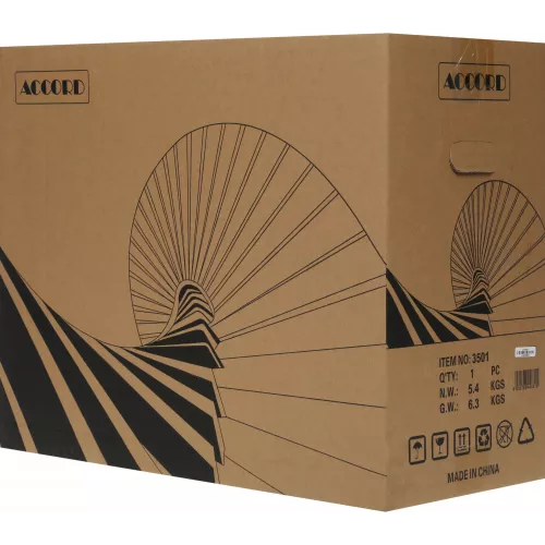 Корпус Accord ACC-3501 черный без БП ATX 8x120mm 5x140mm 2x200mm 2xUSB2.0 1xUSB3.0 audio bott PSU