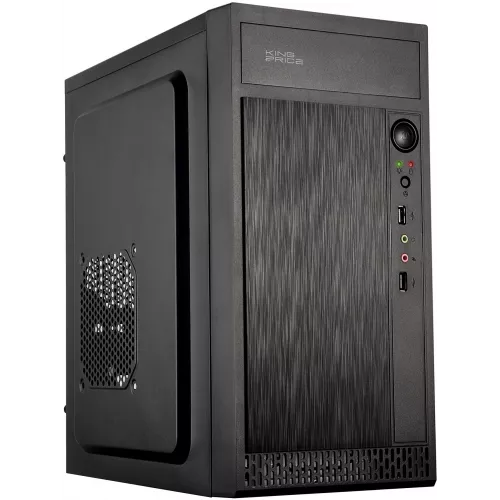 Корпус KingPrice KPCC-MN211 черный без БП mATX 1x80mm 2x120mm 2xUSB2.0 audio