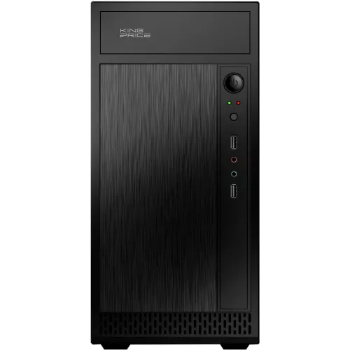 Корпус KingPrice KPCC-MN211 черный без БП mATX 1x80mm 2x120mm 2xUSB2.0 audio