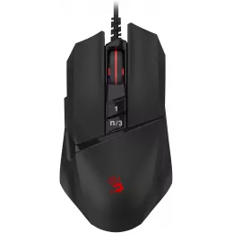Мышь A4Tech Bloody W65 Max Mini черный оптическая 12000dpi USB 9but (W65 MAX MINI STONE BLACK)