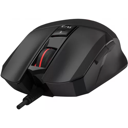 Мышь A4Tech Bloody W65 Max Mini черный оптическая 12000dpi USB 9but (W65 MAX MINI STONE BLACK)