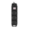 Сетевой фильтр Buro 300MDP-3-B 3м (3 розетки) черный (коробка)