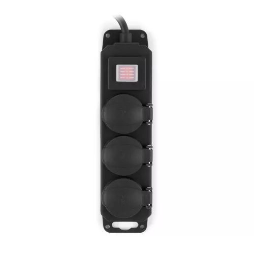 Сетевой фильтр Buro 300MDP-3-B 3м (3 розетки) черный (коробка)