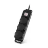 Сетевой фильтр Buro 300MDP-3-B 3м (3 розетки) черный (коробка)