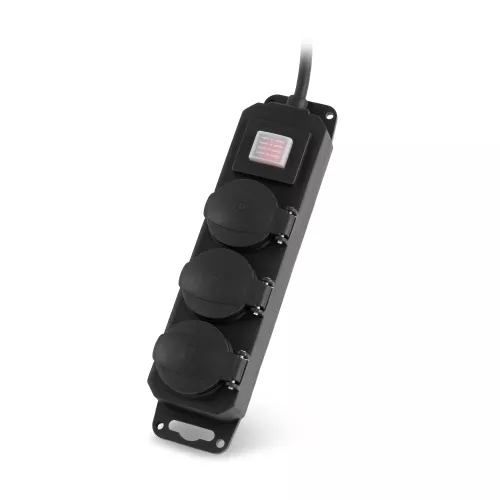 Сетевой фильтр Buro 300MDP-3-B 3м (3 розетки) черный (коробка)