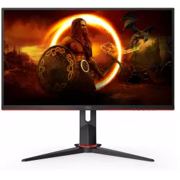 Монитор AOC 27" Q27G2U черный/красный VA LED 16:9 HDMI матовая HAS Piv 250cd 178гр/178гр 2560x1440 144Hz FreeSync Premium DP 2K USB 5.2кг