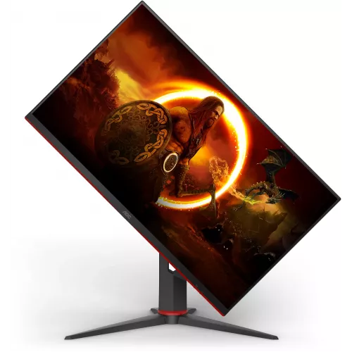 Монитор AOC 27" Q27G2U черный/красный VA LED 16:9 HDMI матовая HAS Piv 250cd 178гр/178гр 2560x1440 144Hz FreeSync Premium DP 2K USB 5.2кг