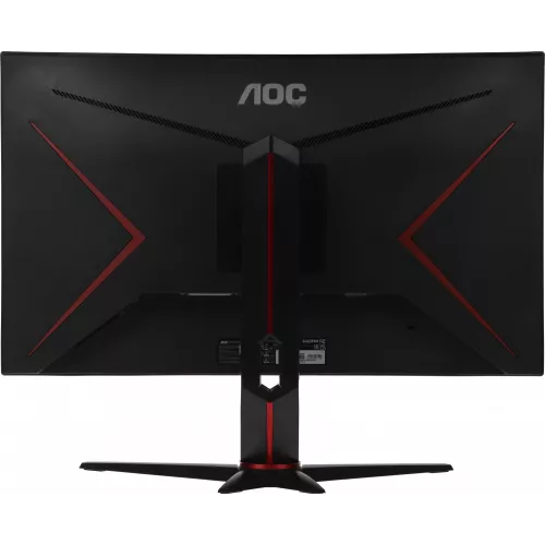 Монитор AOC 27" Q27G2U черный/красный VA LED 16:9 HDMI матовая HAS Piv 250cd 178гр/178гр 2560x1440 144Hz FreeSync Premium DP 2K USB 5.2кг