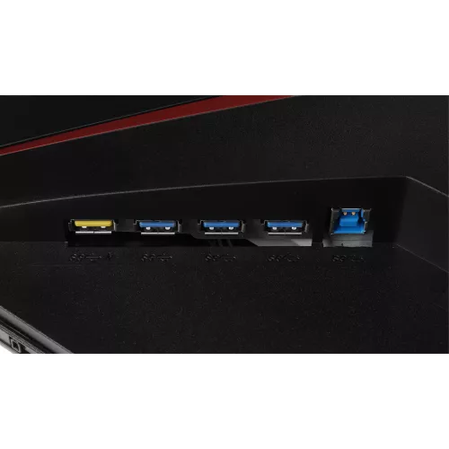 Монитор AOC 27" Q27G2U черный/красный VA LED 16:9 HDMI матовая HAS Piv 250cd 178гр/178гр 2560x1440 144Hz FreeSync Premium DP 2K USB 5.2кг