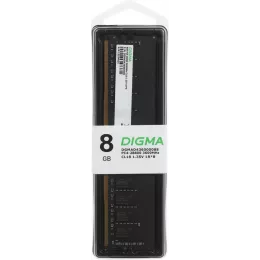 Память DDR4 8GB 3600MHz Digma DGMAD43600008S RTL PC4-28800 CL18 DIMM 288-pin 1.35В single rank Ret