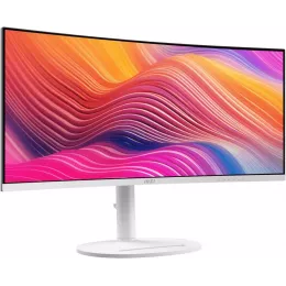 Монитор MSI 34" Modern MD342CQPW белый VA LED 21:9 HDMI M/M матовая HAS Piv 3500:1 300cd 178гр/178гр 3440x1440 120Hz DP UW USB 8.05кг