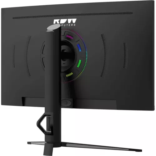 Монитор RDW Computers 27" RDW2706C (Q03В375V2A1) черный VA 1ms 16:9 HDMI M/M матовая HAS Piv 4000:1 300cd 178гр/178гр 2560x1440 75Hz DP QHD USB (RUS)