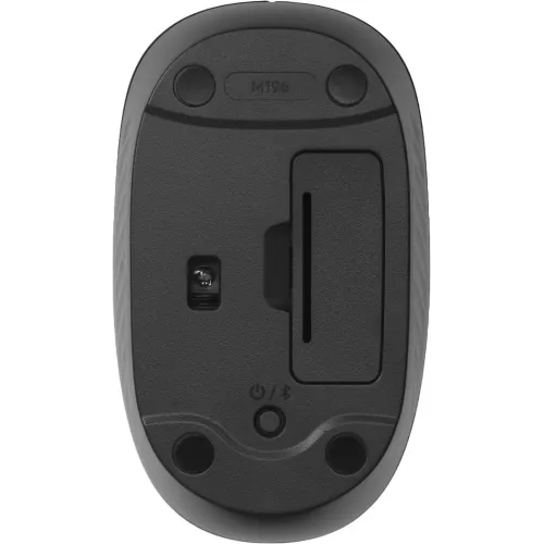 Мышь Logitech M196 графитовый оптическая 1000dpi беспров. BT для ноутбука 2but (910-007315)