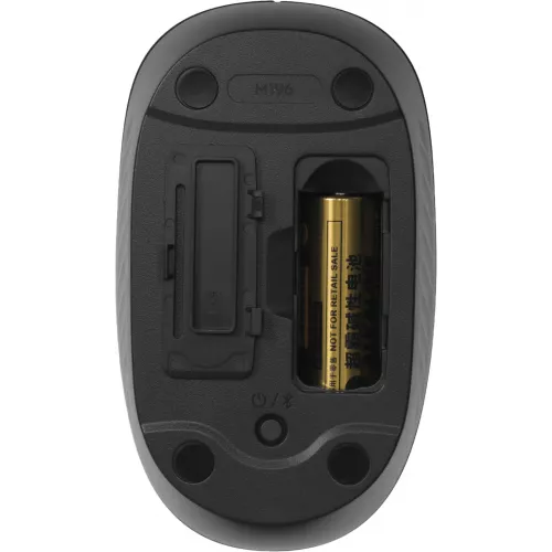 Мышь Logitech M196 графитовый оптическая 1000dpi беспров. BT для ноутбука 2but (910-007315)